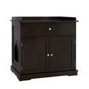 Wooden Cat Litter Box Enclosure with Drawer Side Table Furniture by LJGDeals