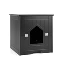 Cat Litter Box Enclosure with Flip Magnetic Half Door by LJGDeals