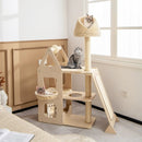 Multi-Level Cat Tree with Sisal Scratching Post-Beige by LJGDeals