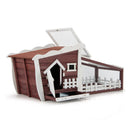 62 Inch Wooden Rabbit Hutch with Pull Out Tray by LJGDeals