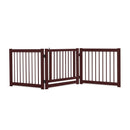 24 Inch Configurable Folding 3 Panel Wood Dog Fence by LJGDeals
