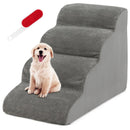 4-Tier Foam Dog Steps with Non-Slip Surface & Washable Cover by DirectDeals