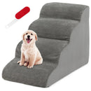 4-Tier Foam Dog Steps with Non-Slip Surface & Washable Cover by LJGDeals