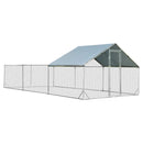 Large Metal Chicken Coop with Waterproof and Sun-proof Cover by LJGDeals