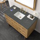 James Martin Laurent 48" Dual Mount Single Bathroom Vanity, Light Natural Oak