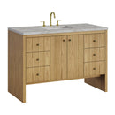 James Martin Hudson 48" Single Bathroom Vanity, Light Natural Oak