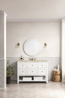 James Martin Breckenridge 48" Single Bathroom Vanity, Bright White