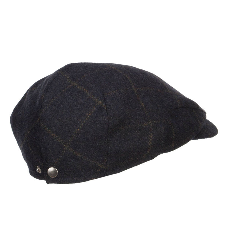 Men's Plaid 2 Snap Front Ivy Cap