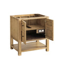 James Martin Breckenridge 30" Single Bathroom Vanity, Light Natural Oak