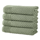 Cotton Diamond Waffle Weave Bath Towel Set - Grayson Collection by Great Bay Home