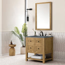 James Martin Breckenridge 30" Single Bathroom Vanity, Light Natural Oak