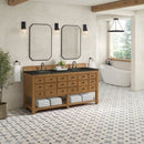 James Martin Malibu 72" Double Bathroom Vanity, Amber Birch