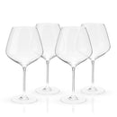 Reserve Inez Crystal Burgundy Glasses Set of 4