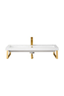 James Martin Boston 15.25" Floating Wall Bracket, Radiant Gold