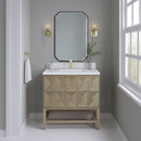 James Martin Emmeline 36" Single Bathroom Vanity, Pebble Oak