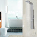 57 Inch Stainless Steel Rainfall Shower Panel by DirectDeals