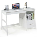 47.5 Inch Modern Home Computer Desk with 2 Storage Drawers by DirectDeals