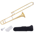 B Flat Trombone Golden Brass with Mouthpiece by LJGDeals