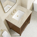 James Martin Myrrin 30" Single Bathroom Vanity, Mid-Century Walnut