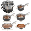 12-Piece Safe Non-stick Cookware Set by LJGDeals