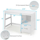 47.5 Inch Modern Home Computer Desk with 2 Storage Drawers by LJGDeals