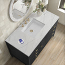 James Martin Myrrin 48" Single Bathroom Vanity, Carbon Oak
