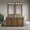 James Martin Bristol 60" Double Bathroom Vanity, Saddle Brown