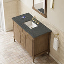 James Martin Kinnsden 48" Single Bathroom Vanity, Weathered Oak