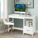 47.5 Inch Modern Home Computer Desk with 2 Storage Drawers by LJGDeals