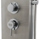 57 Inch Stainless Steel Rainfall Shower Panel by DirectDeals