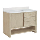 James Martin Marigot 48" Single Bathroom Vanity, Sunwashed Oak