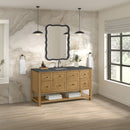 James Martin Breckenridge 60" Single Bathroom Vanity, Light Natural Oak