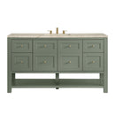 James Martin Breckenridge 60" Single Bathroom Vanity, Smokey Celadon