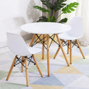 Kid's Modern Dining Table Set with 2 Armless Chairs by LJGDeals