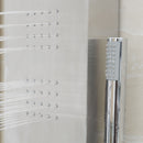 57 Inch Stainless Steel Rainfall Shower Panel by DirectDeals