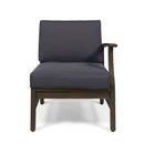 Perla 3 Seater Sofa and Table Set, Dark by HouseOfZazla