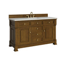 James Martin Brookfield 60" Single Bathroom Vanity, Honey Oak