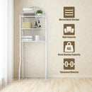 3-Tier Bathroom Rack Over-the-Toilet Storage Rack with 3 Shelves by LJGDeals
