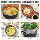 12-Piece Safe Non-stick Cookware Set by LJGDeals