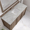 James Martin Bristol 60" Single Bathroom Vanity, Whitewashed Walnut