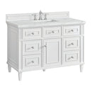 James Martin Lorelai 48" Single Bathroom Vanity, Bright White