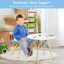Kid's Modern Dining Table Set with 2 Armless Chairs by LJGDeals