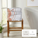 Decorative Cotton Stripe Bath Towel Set - Noelle Collection by Great Bay Home
