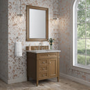 James Martin Brittany 30" Single Bathroom Vanity, Saddle Brown