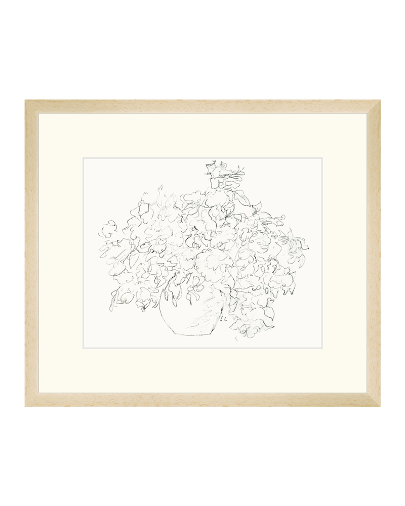 Vase of Flowers Sketch