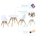 Kid's Modern Dining Table Set with 2 Armless Chairs by LJGDeals