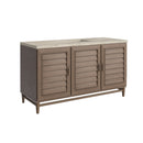 James Martin Portland 60" Single Bathroom Vanity, Whitewashed Walnut