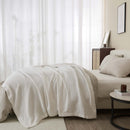 100% Cotton Waffle Weave Blanket - Mikala Collection by Great Bay Home