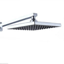 8 Inch LED Rainfall Shower head Arm Control Valve Handspray Shower Faucet Set by LJGDeals