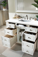 James Martin Bristol 48" Single Bathroom Vanity, Bright White
